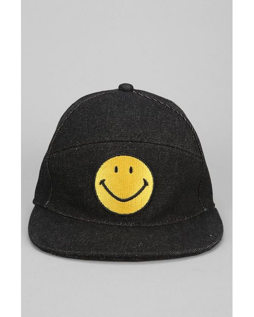 Urban Outfitters Smiley Face Snapback 