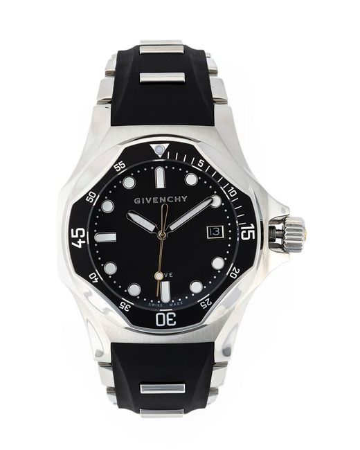 Givenchy Black 'five Shark' Watch for men