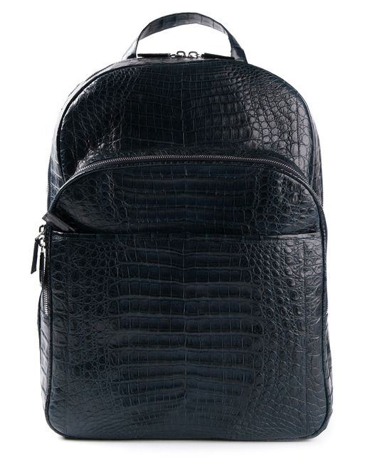 Nancy Gonzalez Crocodile Leather Backpack in Blue for Men | Lyst