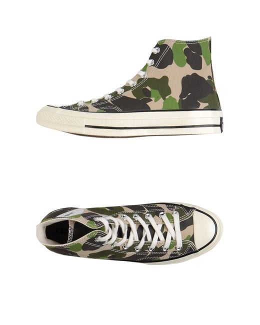 Converse Hightops & Trainers in Green (Military green) Lyst