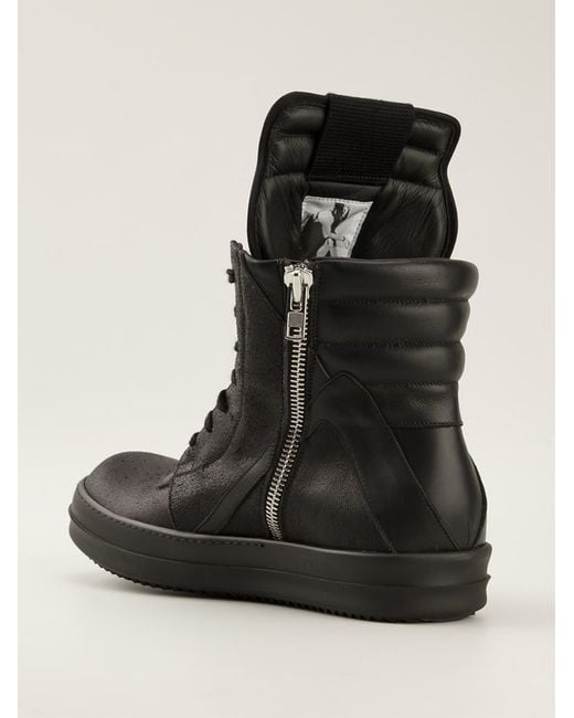 Rick Owens Geobasket in Black for Men | Lyst