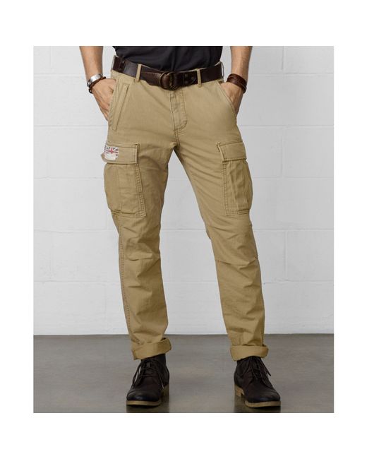 Denim & Supply Ralph Lauren Zippocket Cargo Pants in Natural for Men | Lyst