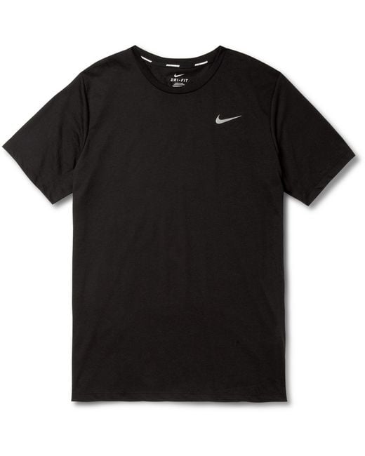 Nike Black Drifit Running Tshirt for men