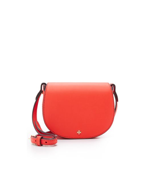 Tory burch mini saddle on sale bag