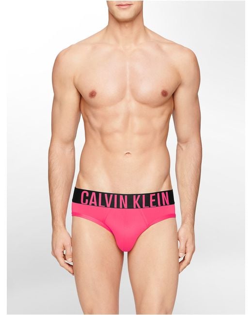 Calvin Klein Pink Underwear Intense Power Micro Hip Brief for men