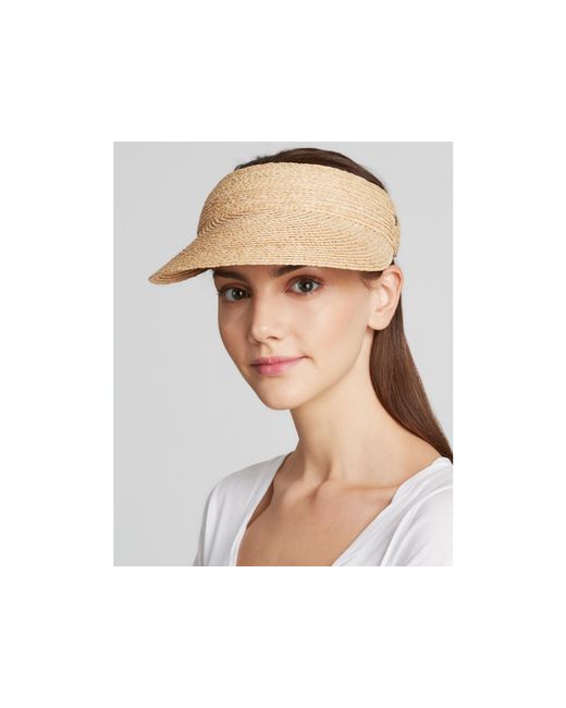 Helen Kaminski Losefa Visor in Natural 
