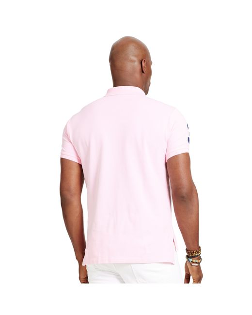Ralph Lauren Classic-Fit Big Pony Polo in Pink for Men | Lyst