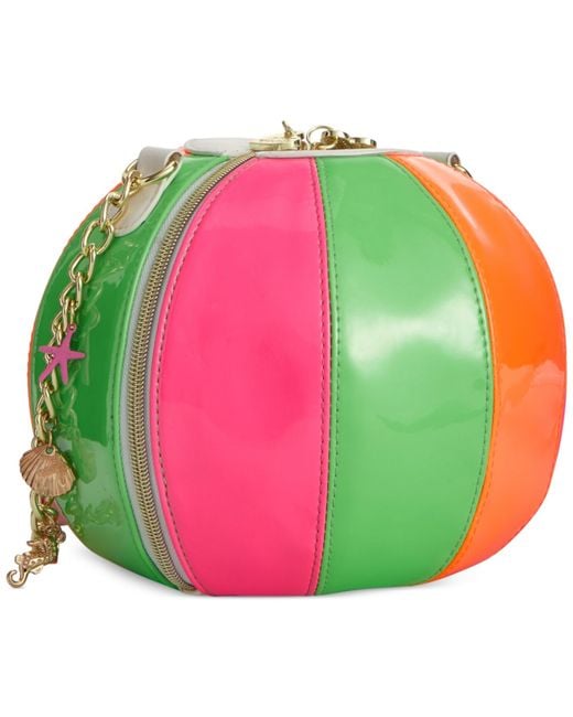 Betsey Johnson Multicolor Macy's Exclusive Beach Ball Shoulder Bag