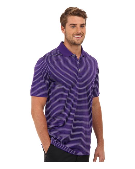 Nike Purple Nike Victory Stripe Polo for men