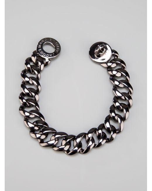 Buy Marc Jacobs Bracelet Leather and Metal Chain Faux Snake Online in India   Etsy