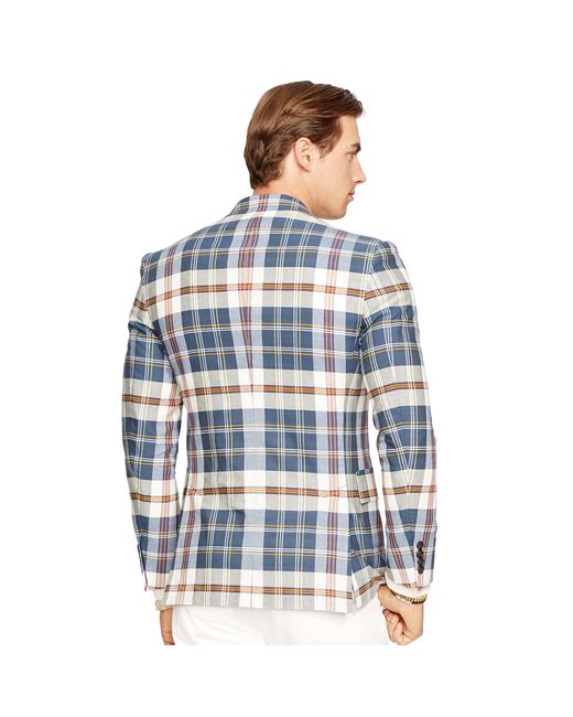 Mens madras sale sport coat