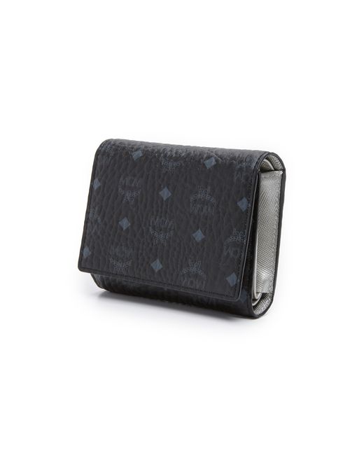 Mcm small trifold wallet cheap