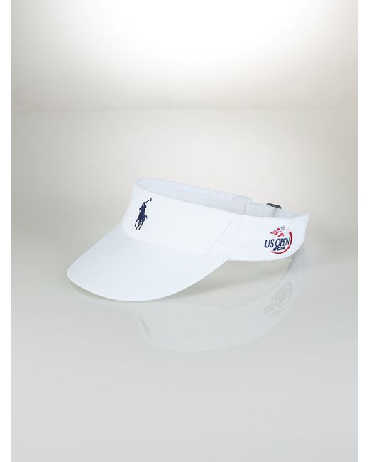 Polo Ralph Lauren Us Open Pony Visor in White for Men | Lyst