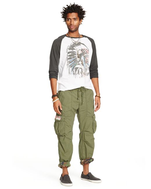Boys' Lined Cargo Pants - All in Motion North Green M