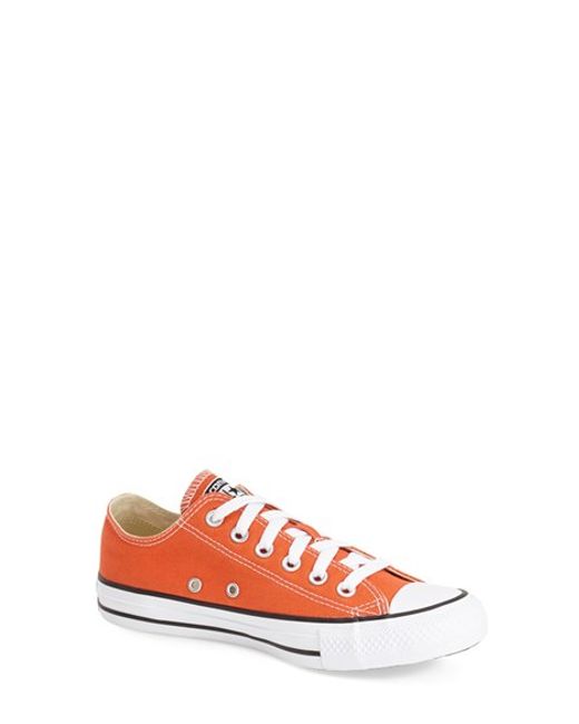 Converse Chuck Taylor All Star 'seasonal Ox' Low Top Sneaker in Orange ...