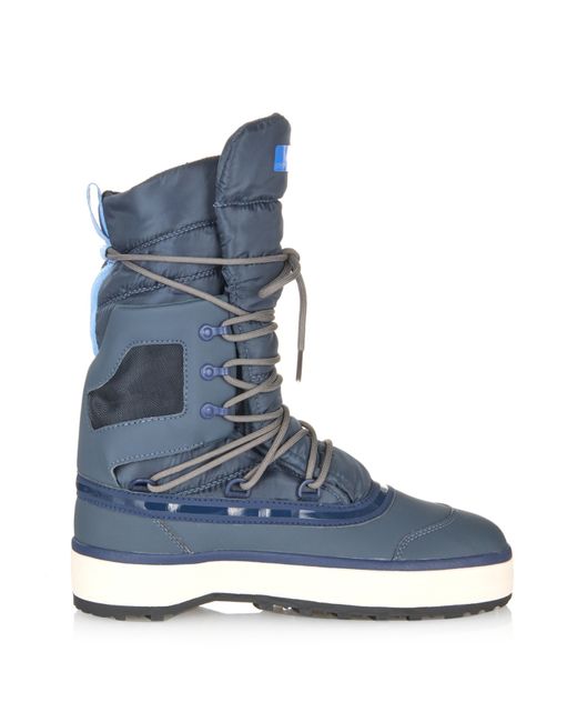 adidas By Stella McCartney Nangator Snow Boots in Blue | Lyst