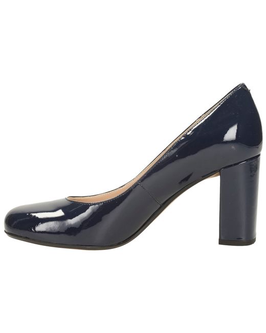 Clarks Black Gabriel Mist Block Heel Court Shoes