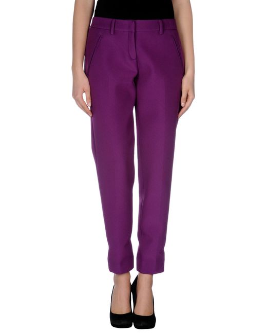 N°21 Purple Casual Trouser