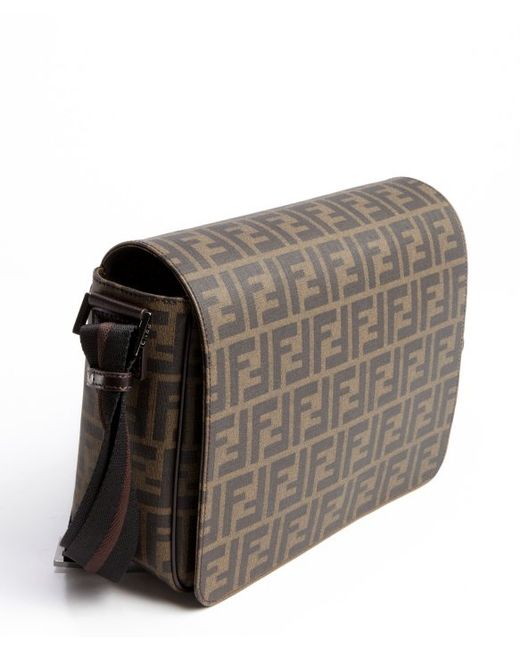 fendi zucca messenger bag