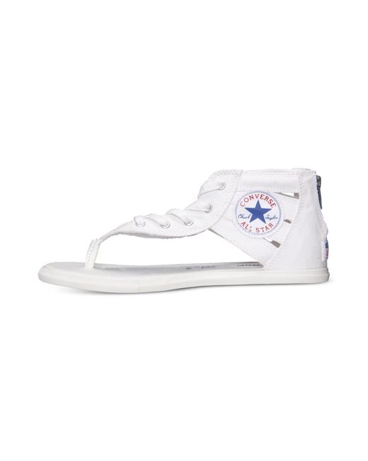 Converse Women's Chuck Taylor Gladiator Thong Sandals From Finish 