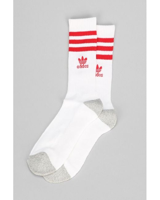 Adidas Red Originals Roller Crew Sock for men