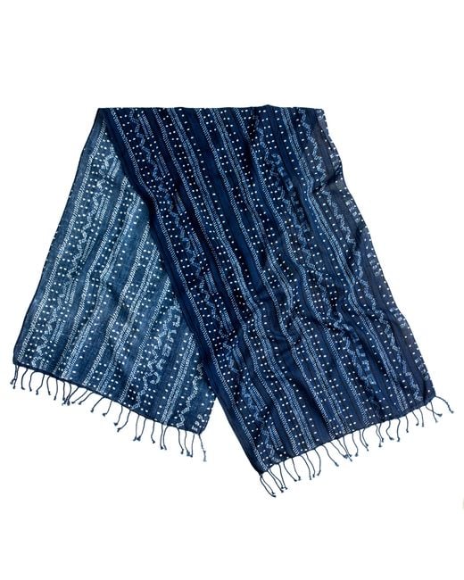 小物 COTTON STOLE - BLUE J.Crew Indigo Batik Cotton Scarf in Blue for Men | Lyst