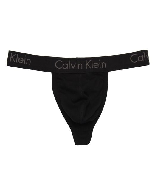 Calvin Klein Body Thong in Black for Men | Lyst