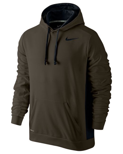 Nike Men's Ko 3.0 Therma-fit Pullover Hoodie in Khaki for Men (Cargo ...