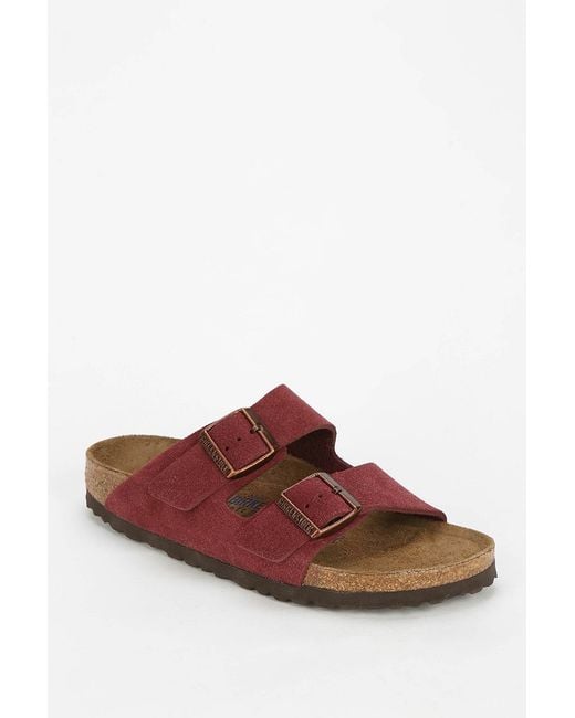 Birkenstock hotsell burgundy suede