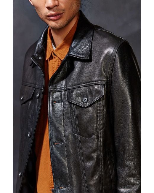 Monogram Leather Trucker Jacket - Ready to Wear