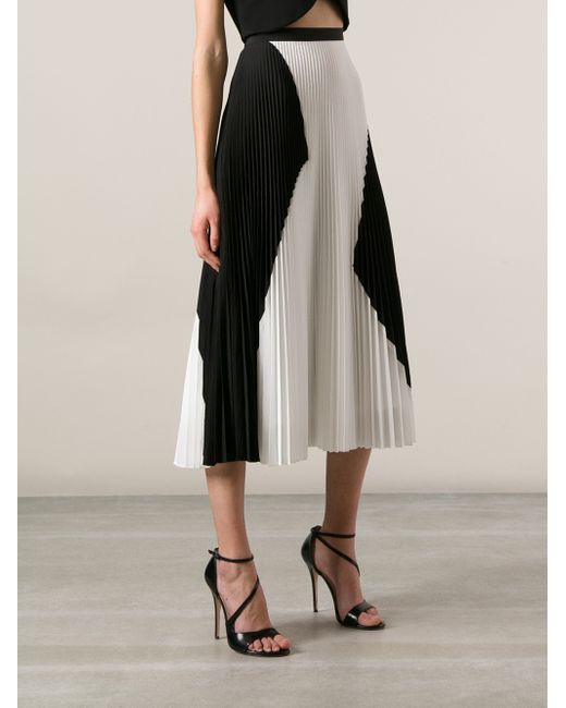 Proenza Schouler Pleated Skirt in White Lyst