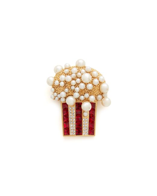Marc Jacobs Red Popcorn Brooch