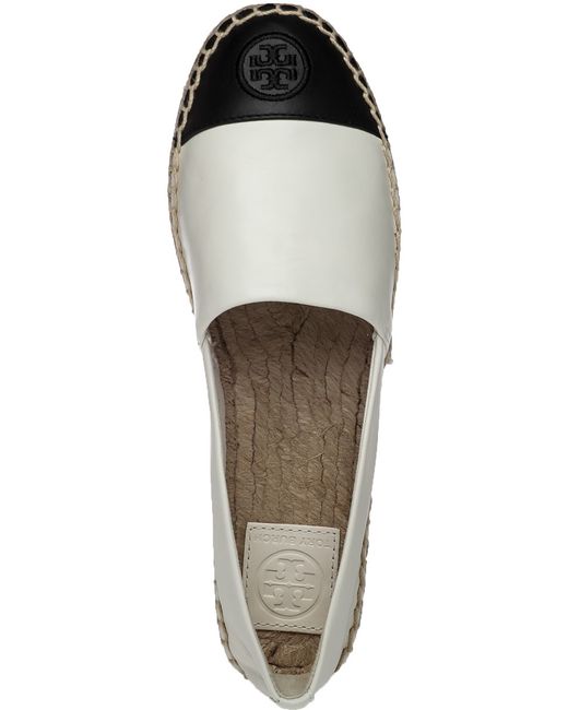 tory burch espadrille white