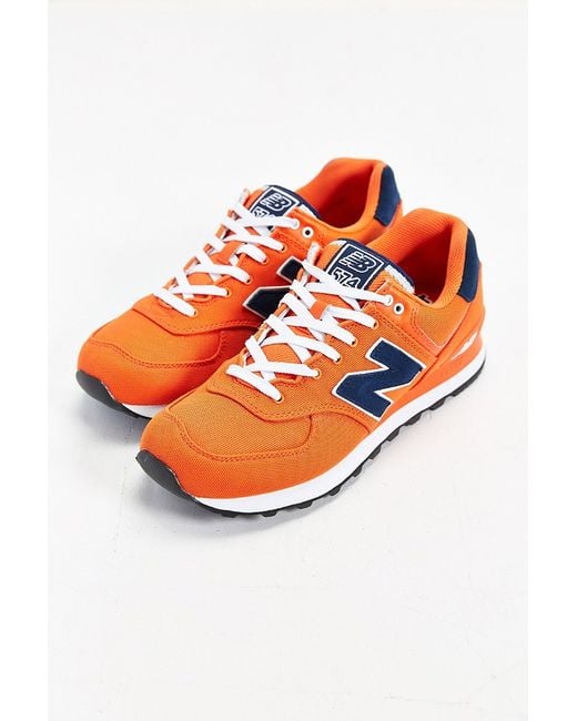 New Balance 574 Pique Polo Collection Running Sneaker in Orange for Men |  Lyst