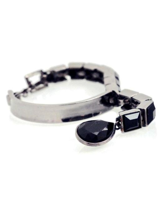 Thierry Mugler Vintage Space Age Chrome Bracelet In Black Lyst