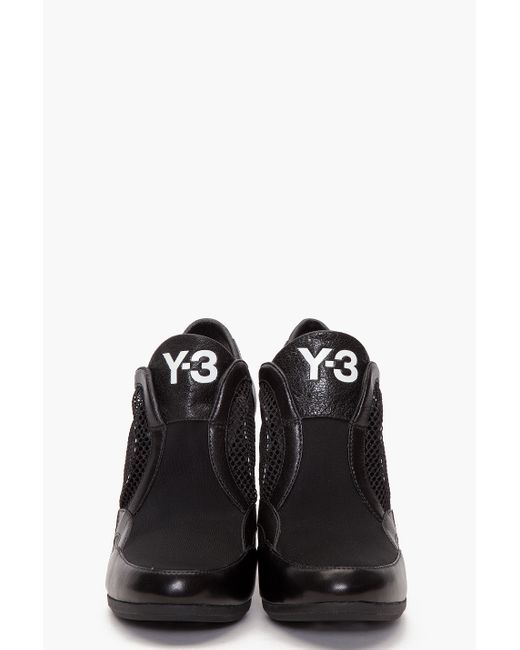 Y-3 TORSION HEEL 90 ブラックブーティ