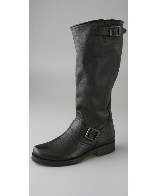 Frye Black Veronica Slouch Boots