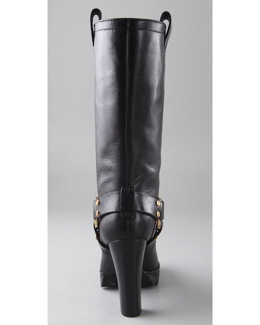 Tory burch best sale mid calf boots