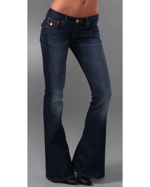 True Religion Blue Carrie Flare Jeans