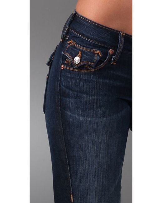 True Religion Carrie Flare Jeans in Blue | Lyst