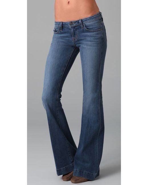 Hudson Jeans Blue Woodstock Flap Pocket Flare Jeans