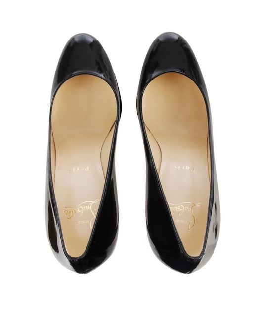 Christian louboutin Simple Patent Leather Pumps in Black | Lyst  