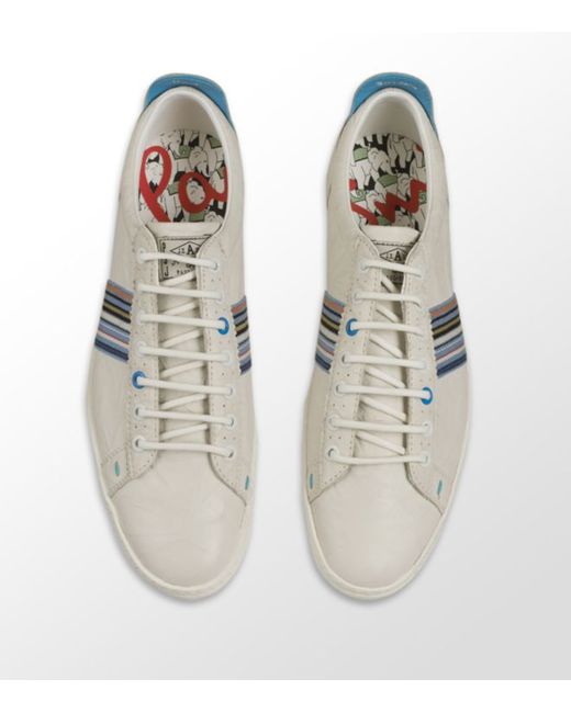Paul Smith Osmo Leather Trainer in White for Men | Lyst Canada