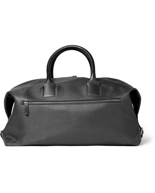 Dunhill Chassis Leather Holdall Bag in Black for Men Lyst UK