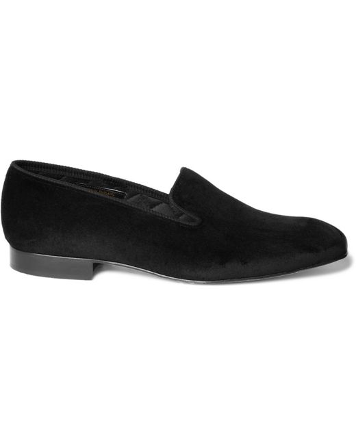 Brooks Brothers Velvet Slippers in 