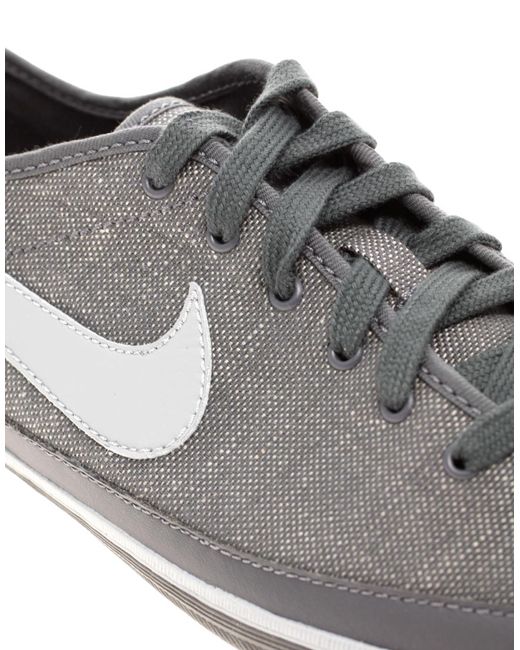Nike Cotton Nike Flash Trainers in Grey (Gray) for Men | Lyst
