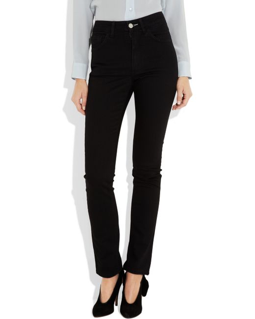 Acne Studios Needle High-rise Skinny Jeans in Black | Lyst Canada