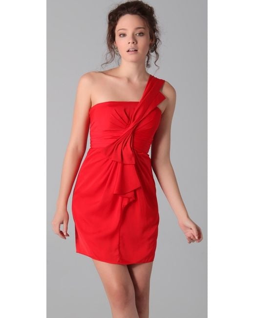 Bcbg red dress discount