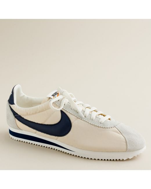 J.Crew Nike® For J.crew Vintage Collection Cortez® Sneakers in White for Men  | Lyst