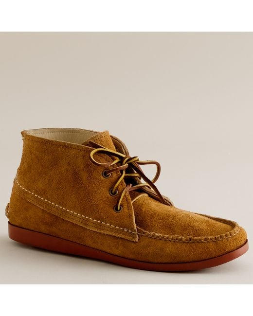 J.Crew Brown Mens Quoddy® Suede Chukka Boots for men